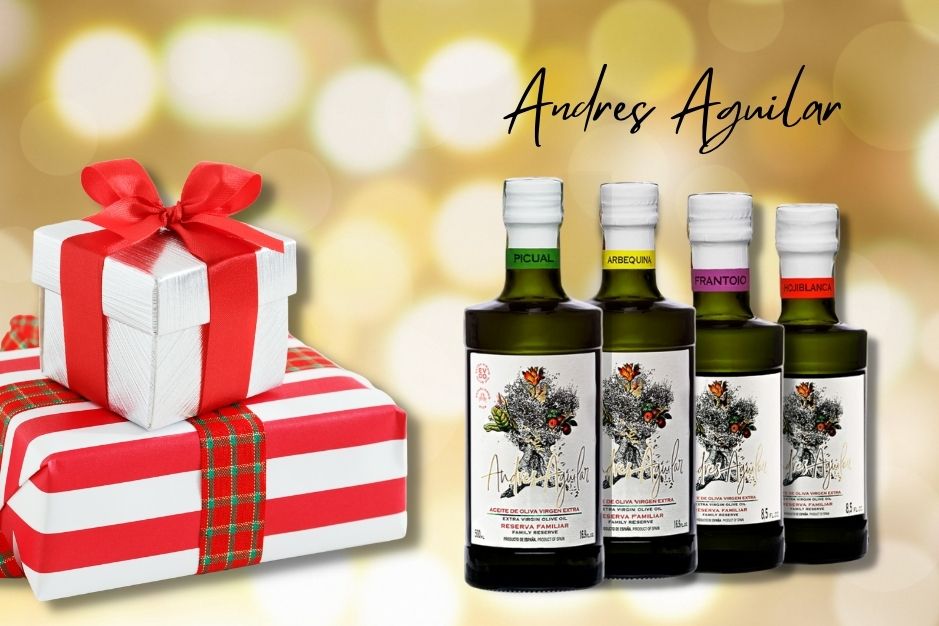 regalos navidad aove aceite de oliva virgen extra picual arbequina fantoio hojiblanca almazara andres aguilar